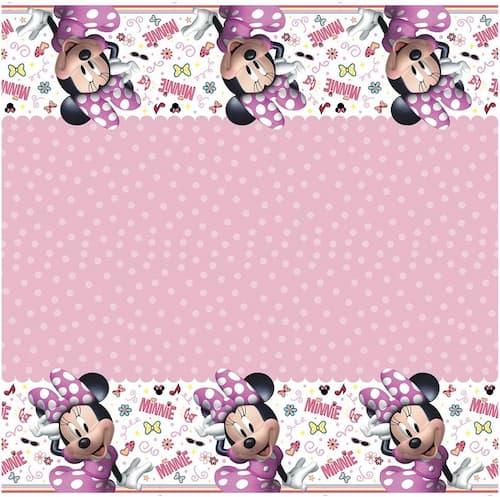 Buy Disney Iconic Minnie Mouse Rectangular Plastic Table Cover 54" x 84" for only $5.66 byUnique