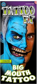Tinsley Transfers Two Faced Big Mouth Temporary FX Tattoo