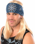 Buy Adult's Rockstar Blue Bandana With Blonde Wig for only $15.29 byRubies