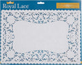 Buy Royal Lace Bobbin Lace White Paper French Placemats 9.75"x14.5"  (16 count) for only $11.99 byRoyal Lace