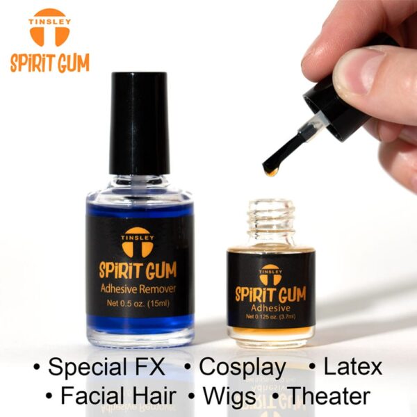 Tinslet Transfer Spirit Gum – Adhesive and Remover