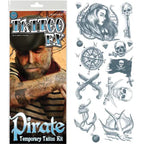 Buccaneer – Temporary Pirate Tattoos Kit