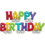 Buy AirLoonz Bunch - Happy Birthday Balloons - 5 Balloons  for only $43.99 byAnagram