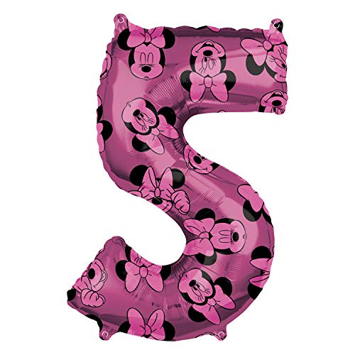 Buy Amscan Anagram  Disney Minnie Mouse Number 5 Foil SuperShape Balloon - 26 Inch for only $9.49 byAnagram