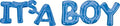 Buy Amscan International 3585801 "It's A Boy" Foil Balloon, Blue for only $7.99 by[product_brand]