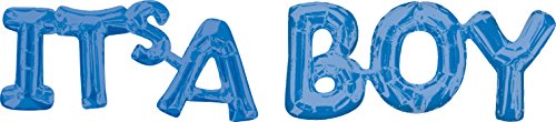 Buy Amscan International 3585801 "It's A Boy" Foil Balloon, Blue for only $7.99 by[product_brand]