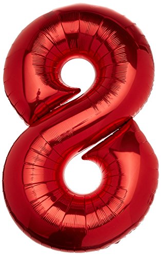 Buy Anagram 34" Number 8 Red Foil Balloon for only $2.84 byAnagram