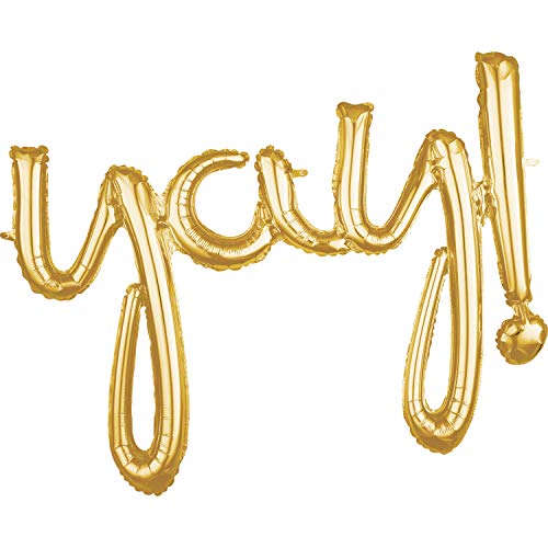 Buy Anagram 35" International Phrase Yay Party Balloon Gold for only $7.59 byAnagram