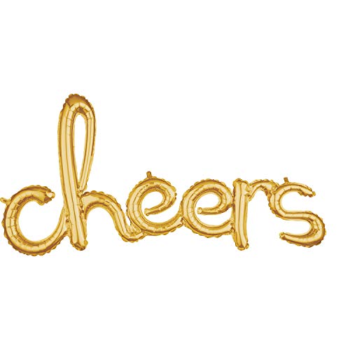Buy Anagram 40" International Phrase Cheers Party Balloon Gold for only $7.59 byAnagram