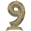 Buy Anagram 52" Standup Number 9 White Gold Airloonz Foil Balloon for only $19.99 byAnagram