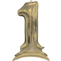 Buy Anagram 54" Standup Number 1 White Gold Airloonz Foil Balloon for only $19.99 byAnagram