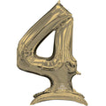 Buy Anagram 54" Standup Number 4 White Gold Airloonz Foil Balloon for only $19.99 byAnagram