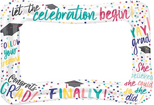 Buy Anagram International Foil Consumer Inflated Balloon Frame, 23", Multi for only $4.74 byAnagram