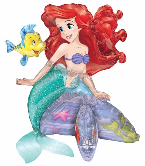 Buy Ariel Little Mermaid 20" Centerpiece Air-Filled Foil Balloon  for only $9.99 by Anagram