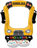 Buy Back to School Selfie Frame School Bus 56" Airloonz Foil Balloon for only $19.99 by Anagram