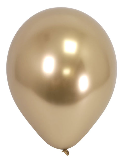 Buy Balloons Online 12" Reflect Gold Round Balloons 50 pcs for only $9.99 by[product_brand]