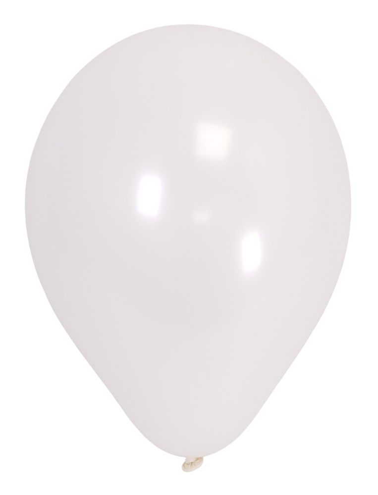 Buy Balloons Online 12" Reflect White Round Balloons 50 pcs for only $9.99 by[product_brand]