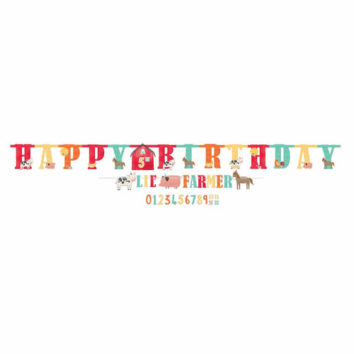 Buy Barnyard Birthday Personalized Jumbo Letter Banner Kit for only $9.23 byAmscan