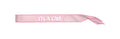 Buy Beistle It's A Girl Baby Shower Satin Sash, 33" x 4", Pink/Light Pink/White for only $5.99 by[product_brand]