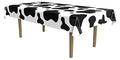 Buy Beistle Plastic Cow Print Rectangle Table Cover for Farm Animal Theme  for only $7.23 byBeistle