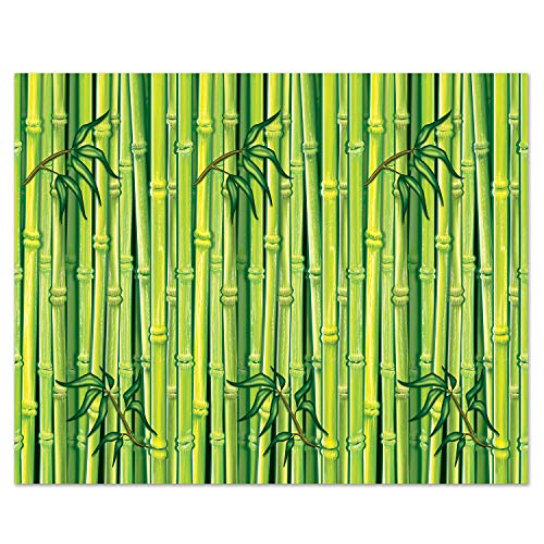 Buy Beistle Printed Plastic Bamboo Photography Backdrop For Luau Theme Birthday Decorations Tropical Tiki Party Supplies for only $21.24 byBeistle
