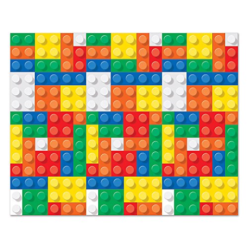Buy Beistle Printed Plastic Colorful Building Blocks Photo Backdrop Background Brick Theme , 4' x 30', Multicolor for only $21.24 byBeistle