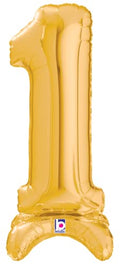Buy Betallic MEGALoons Standup Number One 25" Gold Foil Shape Balloon | One Pack (Number One) for only $6.64 byBetallic
