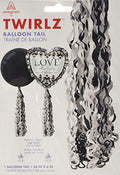 Buy Black Color Tissue Twirlz™ Medium Fringe Balloon Tail  for only $3.99 by Anagram
