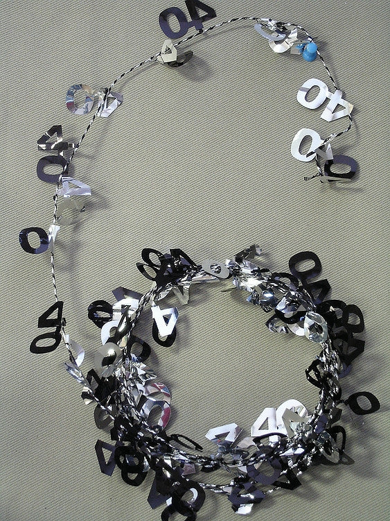 Buy Black & Silver 9' 40th Wire Garland for only $1.99 by [product_brand]