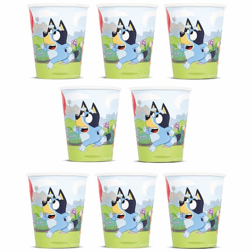 Buy Bluey 9oz Paper Cups (8 count) for only $4.69 by Unique