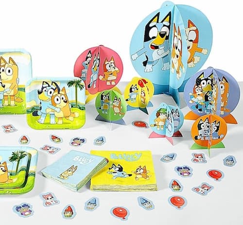 Buy Bluey Cardstock Table Decorating Kit 27pc for only $13.99 by Amscan