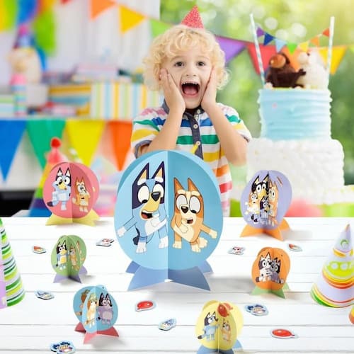 Buy Bluey Cardstock Table Decorating Kit 27pc for only $13.99 by Amscan