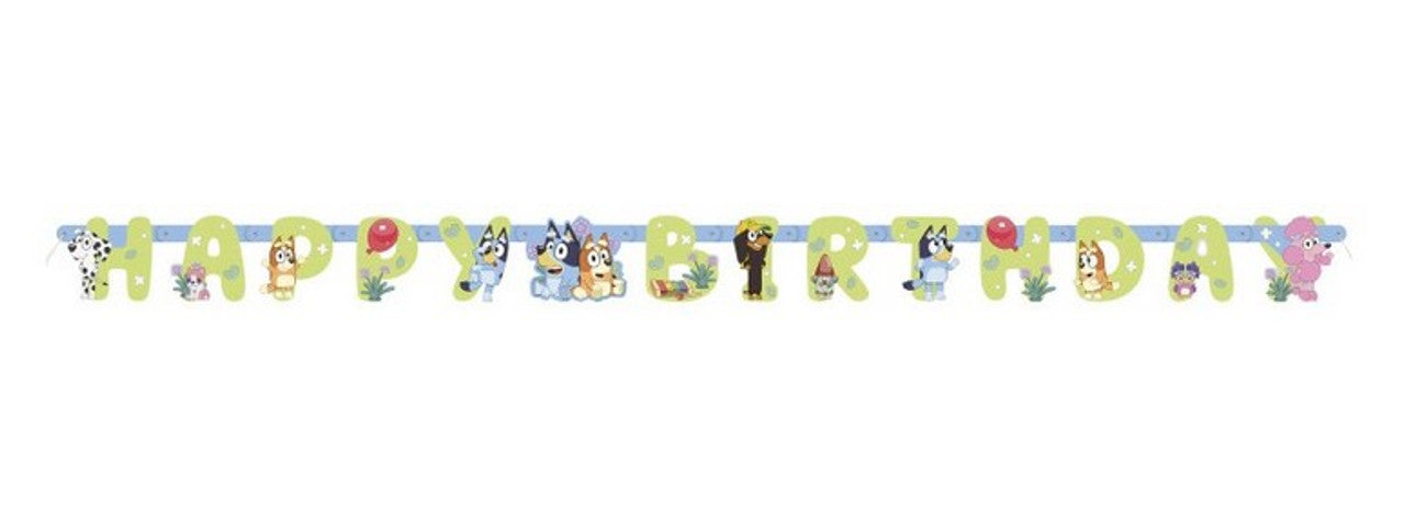 Buy Bluey "Happy Birthday" Jointed Banner  6 ft for only $3.69 by Unique