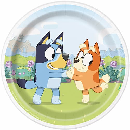 Buy Bluey Round 7" Dessert Plates  8ct for only $3.99 by Unique