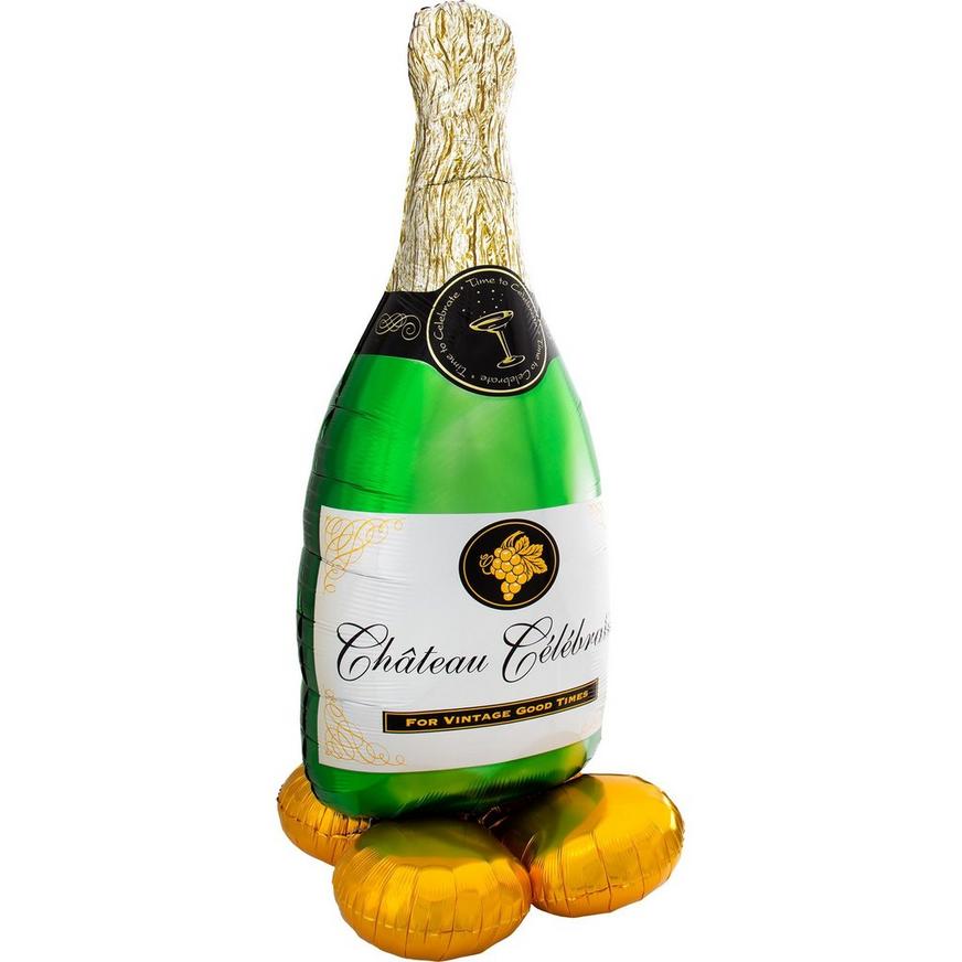 Buy Bubbly Wine Bottle  60" Airloonz Foil Balloon for only $14.99 by Anagram