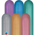 Buy Chrome Asssorted Metallic 260Q  Entertainer Twisty  Latex Balloons 100ct for only $24.99 byQualatex Balloons