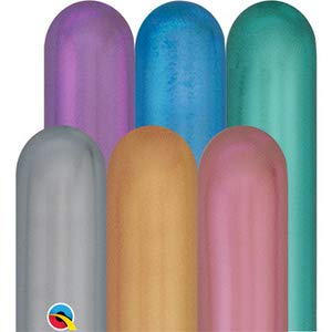 Buy Chrome Asssorted Metallic 260Q  Entertainer Twisty  Latex Balloons 100ct for only $24.99 byQualatex Balloons