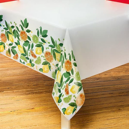 Buy Citrus Fruit Rectangular Plastic Table Cover  54" x 84" for only $3.99 by Unique