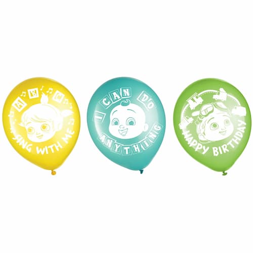 Buy Cocomelon 12" Latex Balloons (6 count) for only $4.14 byAmscan
