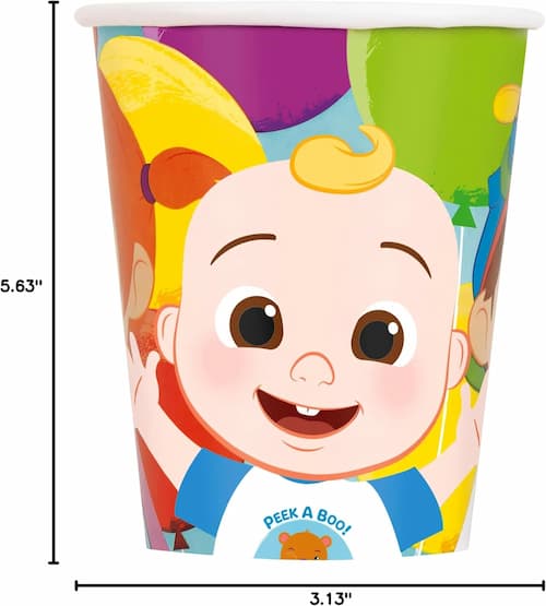 Buy Cocomelon 9oz Paper Cups  8ct for only $3.99 by Unique