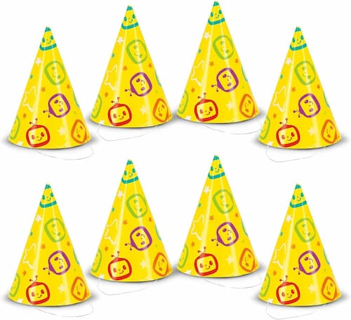 Buy Cocomelon Mini Party Hats (8 count) for only $2.99 by Unique