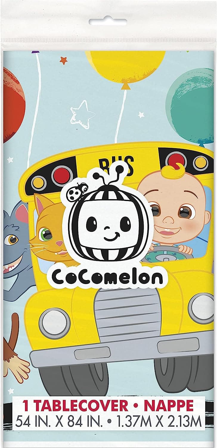 Buy Cocomelon Plastic 54" x 84" Table Cover (1 count) for only $7.99 by Unique