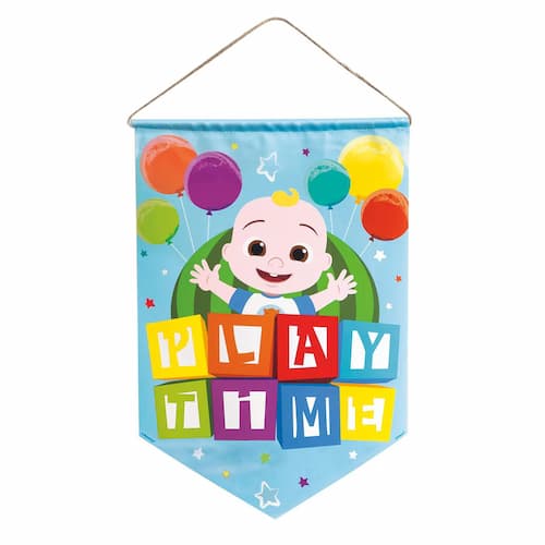 Buy Cocomelon "Play Time" Fabric Pennant Sign for only $7.99 by Unique