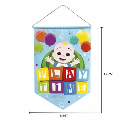 Buy Cocomelon "Play Time" Fabric Pennant Sign for only $7.99 by Unique