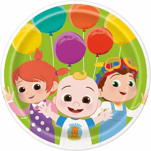 Buy Cocomelon Round 7" Lunch Plates (8 count) for only $4.99 by Unique