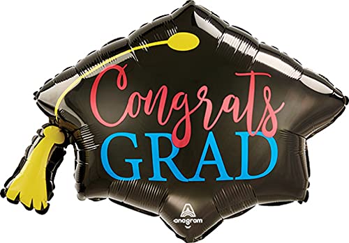 Buy Congrats Grad Graduation Red Blue Giant Balloon 31" for only $4.99 by Anagram