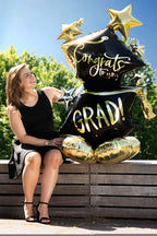 Buy Congrats To You Graduation Cap  51" AirLoonz Air-Filled Foil Balloon for only $15.99 byAnagram