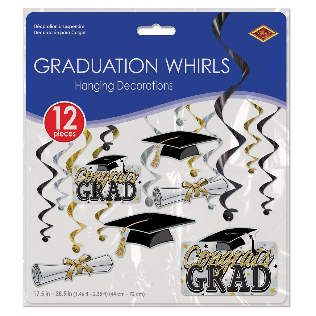 Buy Congratulation Graduation Black & Gold Whirls for only $7.23 byBeistle