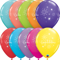 Buy Congratulations Elegant Assorted Colors 11" Latex Balloons 6ct for only $4.99 by Qualatex Balloons