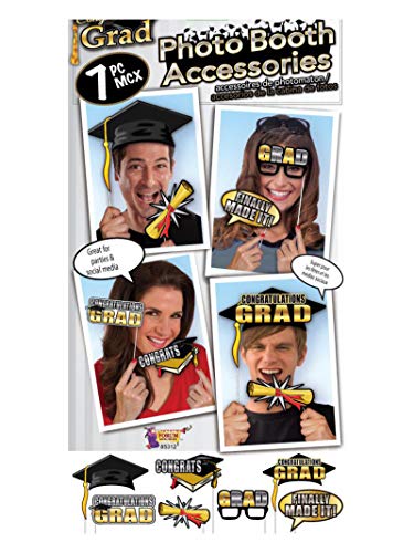 Buy  Congratulations Grad Photo Booth Accesories 7 pcs for only $4.49 byRubies
